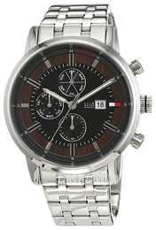 Tommy Hilfiger Harrison Czarny/Stal Ø44 mm 1791248