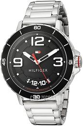 Tommy Hilfiger Czarny/Stal Ø47 mm 1791252