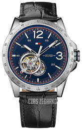 Tommy Hilfiger Ken Niebieski/Skóra Ø44 mm 1791253
