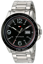Tommy Hilfiger Ken Czarny/Stal Ø44 mm 1791257