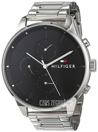 Tommy Hilfiger Chase Czarny/Stal Ø44 mm 1791485