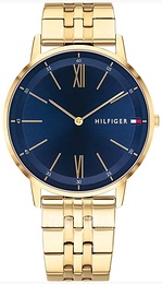 Tommy Hilfiger Niebieski/Stal w odcieniu złota Ø41 mm 1791513
