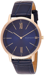 Tommy Hilfiger Niebieski/Skóra Ø41 mm 1791515