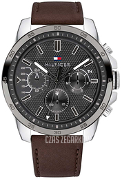 Tommy Hilfiger Szary/Skóra Ø48 mm 1791562