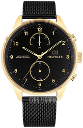 Tommy Hilfiger Czarny/Stal Ø44 mm 1791580