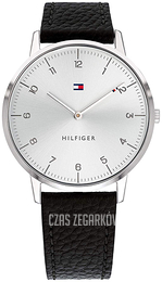 Tommy Hilfiger Srebrny/Skóra Ø41 mm 1791585