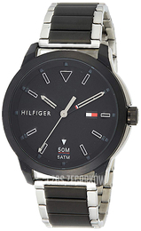 Tommy Hilfiger Czarny/Stal Ø44 mm 1791619