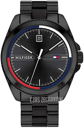 Tommy Hilfiger Czarny/Stal Ø44 mm 1791688