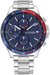 Tommy Hilfiger Niebieski/Stal Ø46 mm 1791718