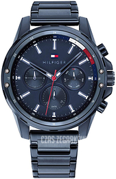 Tommy Hilfiger Mason Niebieski/Stal Ø45 mm 1791789