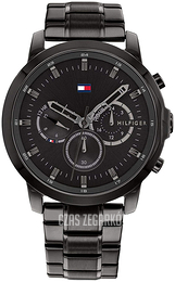 Tommy Hilfiger Jameson Czarny/Stal Ø46 mm 1791795