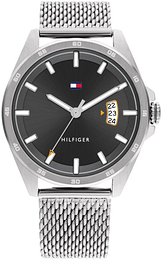 Tommy Hilfiger Carter Czarny/Stal Ø42 mm 1791912