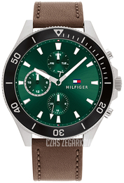 Tommy Hilfiger Larson Zielony/Skóra Ø46 mm 1791983