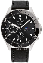 Tommy Hilfiger Larson Czarny/Skóra Ø46 mm 1791984