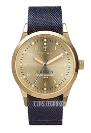 Triwa Lansen Gold Żółte złoto/Skóra Ø38 mm LAST108-NAVY
