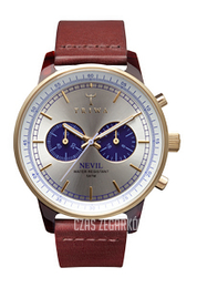 Triwa Nevil Blue Face Srebrny/Skóra Ø42 mm NEAC109