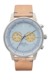 Triwa Nevil Alabaster Niebieski/Skóra Ø42 mm NEAC110