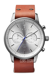 Triwa Nevil Stirling Brown Srebrny/Skóra Ø42 mm NEST101