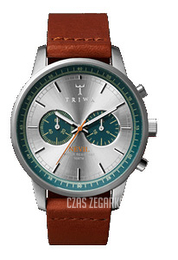 Triwa Nevil Petroleum Srebrny/Skóra Ø42 mm NEST107