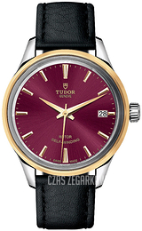 Tudor Style Czerwony/Skóra Ø34 mm 12303-0014