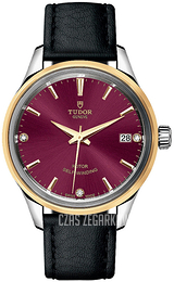 Tudor Style Czerwony/Skóra Ø34 mm 12303-0016