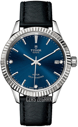 Tudor Style Niebieski/Skóra Ø34 mm 12310-0029