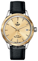 Tudor Style Szampański/Skóra Ø34 mm 12313-0017