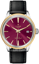 Tudor Style Czerwony/Skóra Ø38 mm 12503-0014
