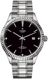 Tudor Style Czarny/Stal Ø41 mm M12710-0009
