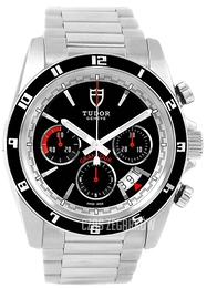 Tudor Grantour Chrono Czarny/Stal Ø42 mm 20530N-95730-BID