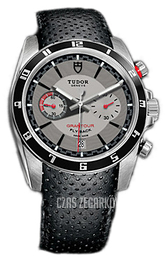 Tudor Grantour Chrono Fly-Back Srebrny/Skóra Ø42 mm 20550N-SLIDBLS