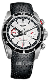 Tudor Grantour Chrono Fly-Back Biały/Skóra Ø42 mm 20550N-WHIDBLS