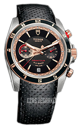 Tudor Grantour Chrono Fly-Back Czarny/Skóra Ø42 mm 20551N-BKIDBLS