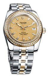 Tudor Classic Date Szampański/Stal w odcieniu złota Ø38 mm 21023-62583-CHPIDSTL