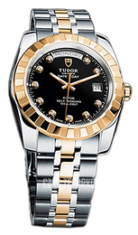 Tudor Classic Date-Day Czarny/Stal w odcieniu złota Ø41 mm 23013-62113-BDIDSTL