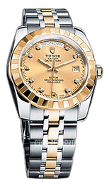 Tudor Classic Date-Day Szampański/Stal w odcieniu złota Ø41 mm 23013-62113-CHDIDSTL