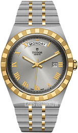Tudor Royal Srebrny/18 karatowe żółte złoto Ø41 mm M28603-0001