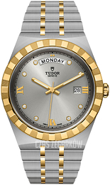 Tudor Royal Srebrny/18 karatowe żółte złoto Ø41 mm M28603-0002
