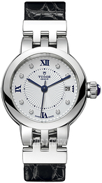 Tudor Clair De Rose Biały/Skóra Ø26 mm 35200-0006