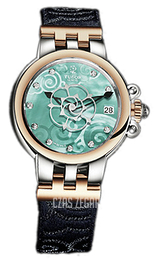 Tudor Clair De Rose Zielony/18 karatowe żółte złoto Ø34 mm 35701-GRDDBFS