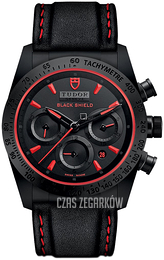 Tudor Fastrider Black Shield Czarny/Skóra Ø42 mm M42000CR-0002