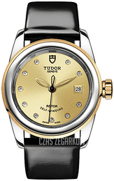 Tudor Glamour Date Żółte złoto/Skóra Ø26 mm M51003-0019
