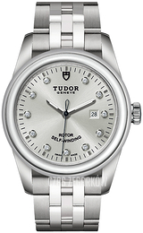 Tudor Glamour Date Srebrny/Stal Ø31 mm M53000-0003