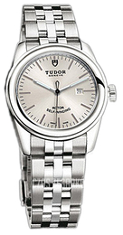 Tudor Glamour Date Srebrny/Stal Ø31 mm 53000-68030-SIDSTL