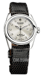Tudor Glamour Date Srebrny/Skóra Ø31 mm 53000-SDIDBLZS