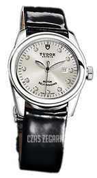Tudor Glamour Date Srebrny/Skóra Ø31 mm 53000-SDIDBPLS