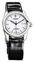 Tudor Glamour Date Biały/Skóra Ø31 mm 53000-WIDBPLSP