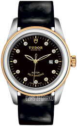 Tudor Glamour Date Czarny/Skóra Ø31 mm M53003-0020