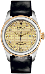 Tudor Glamour Date Żółte złoto/Skóra Ø31 mm M53003-0052