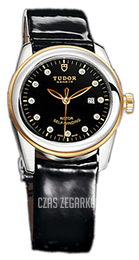 Tudor Glamour Date Czarny/Skóra Ø31 mm 53003-BDIDBPLS